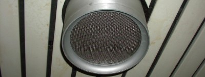 Transit station PA speaker