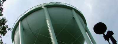 Ambient noise measurements near water tower