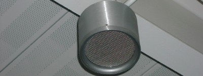 Transit station PA speaker