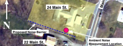 Noise study project map