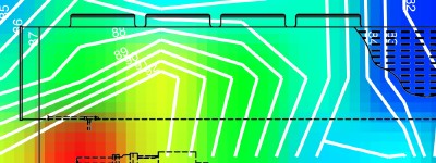 Chiller unit noise map