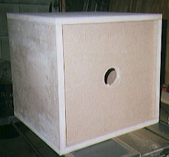 rear of sub box under construction